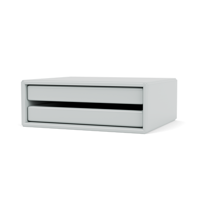 Module de Rangement CLASSIFY par Peter J. Lassen, laque 156 Oyster, packshot Montana