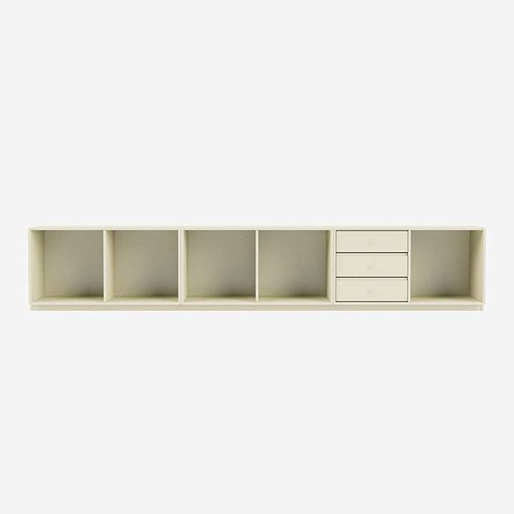 Module de Rangement Rest par Peter J. Lassen - Montana-150 Vanilla-Plinthe h 3cm-The Woods Gallery