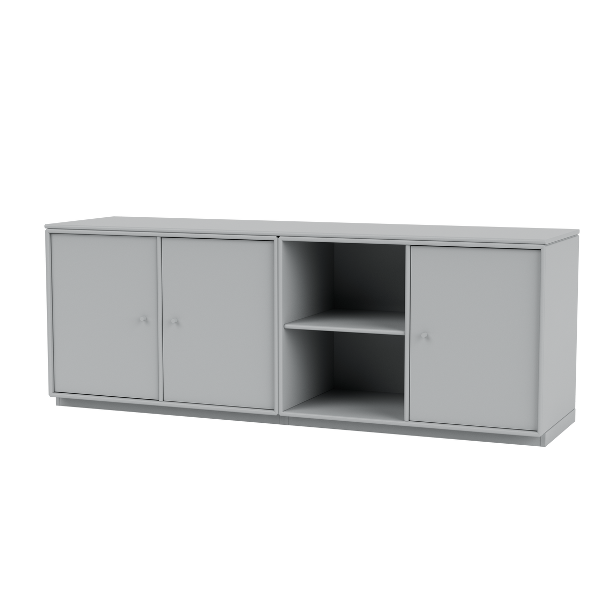 Module de Rangement Save par Peter J. Lassen, laque 02 Fjord, sur socle de 3 cm, packshot Montana