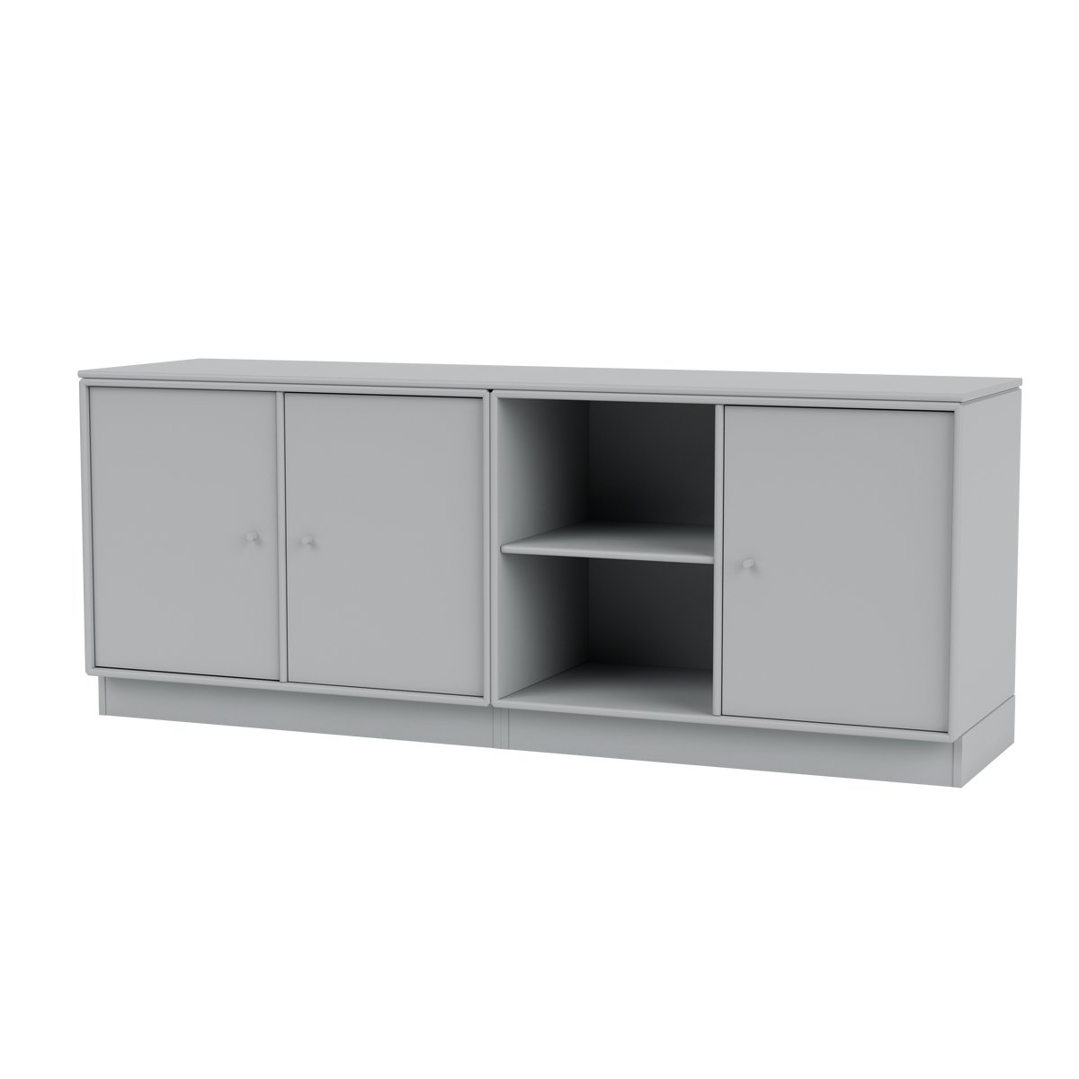 Module de Rangement Save par Peter J. Lassen, laque 02 Fjord, sur socle de 7 cm, packshot Montana