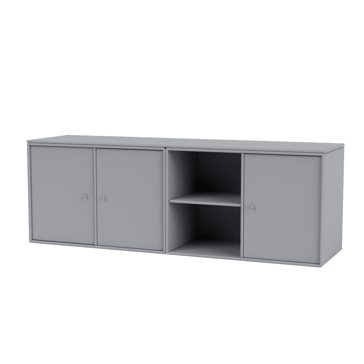 Module de Rangement Save par Peter J. Lassen, laque 100 Graphic, suspendu au mur, packshot Montana