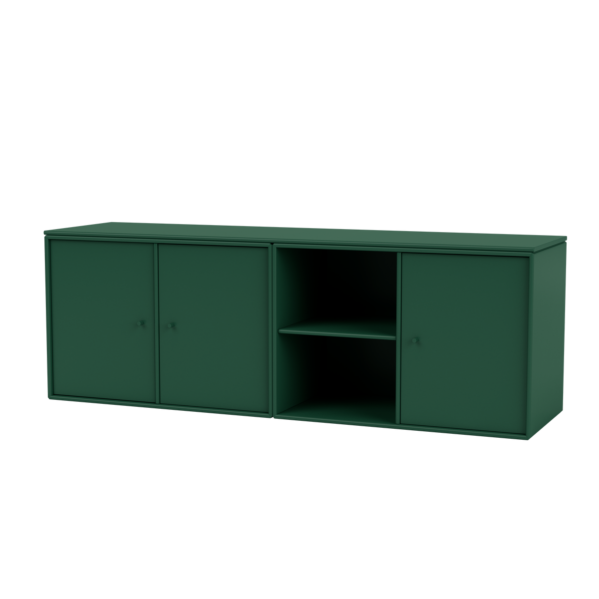 Module de Rangement Save par Peter J. Lassen, laque 136 Pine, suspendu au mur, packshot Montana