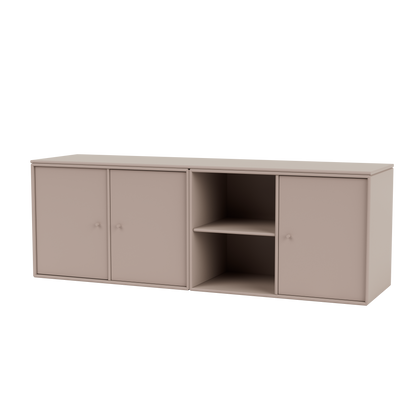 Module de Rangement Save par Peter J. Lassen, laque 137 Mushroom, suspendu au mur, packshot Montana