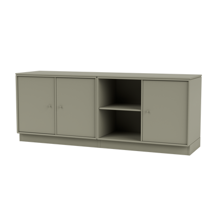 Module de Rangement Save par Peter J. Lassen, laque 144 Fennel, sur socle de 7 cm, packshot Montana
