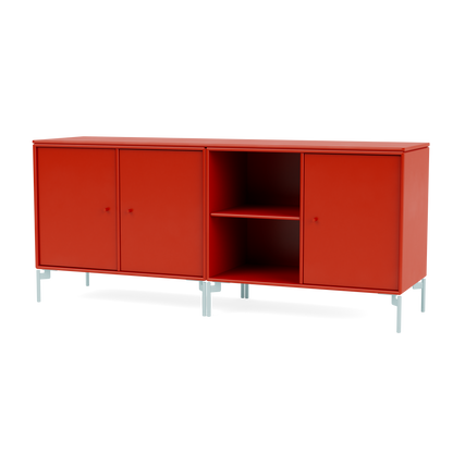 Module de Rangement Save par Peter J. Lassen, laque 145 Rosehip, sur pieds 148 Flint, packshot Montana