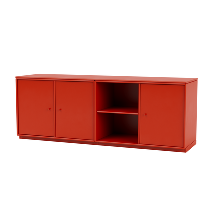 Module de Rangement Save par Peter J. Lassen, laque 145 Rosehip, sur socle de 3 cm, packshot Montana