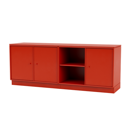 Module de Rangement Save par Peter J. Lassen, laque 145 Rosehip, sur socle de 7 cm, packshot Montana