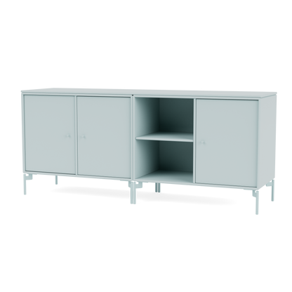 Module de Rangement Save par Peter J. Lassen, laque 148 Flint, sur pieds 148 Flint, packshot Montana