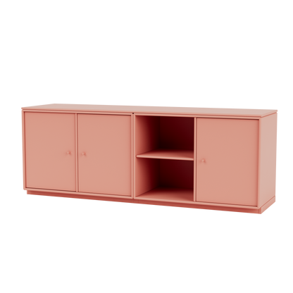Module de Rangement Save par Peter J. Lassen, laque 151 Rhubarb, sur socle de 3 cm, packshot Montana