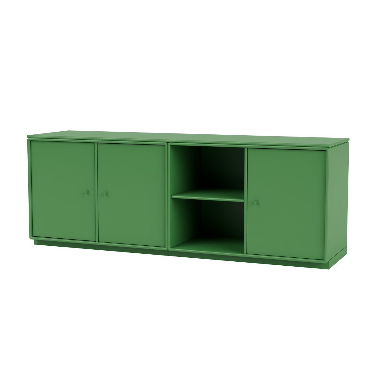 Module de Rangement Save par Peter J. Lassen, laque 152 Parsley, sur socle de 3 cm, packshot Montana