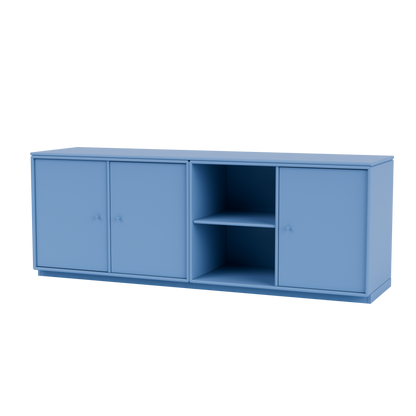Module de Rangement Save par Peter J. Lassen, laque 154 Azure, sur socle de 3 cm, packshot Montana