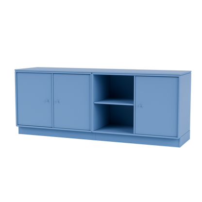 Module de Rangement Save par Peter J. Lassen, laque 154 Azure, sur socle de 7 cm, packshot Montana