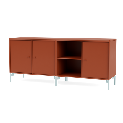 Module de Rangement Save par Peter J. Lassen, laque 162 Hokkaido, sur pieds 148 Flint, packshot Montana