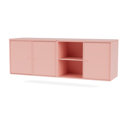 Module de Rangement Save par Peter J. Lassen, laque 167 Ruby, suspendu au mur, packshot Montana