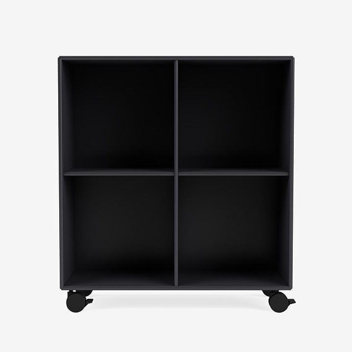 Module de Rangement Show par Peter J. Lassen - Montana-04 Anthracite-Roulettes h 6.8cm-The Woods Gallery