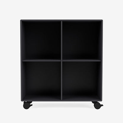 Module de Rangement Show par Peter J. Lassen - Montana-04 Anthracite-Roulettes h 6.8cm-The Woods Gallery