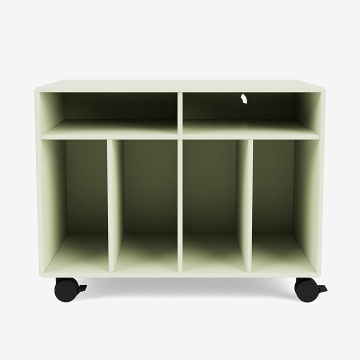 Module de Rangement Spin I par Peter J. Lassen - Montana-140 Pomelo-Roulettes h 6.8cm-The Woods Gallery