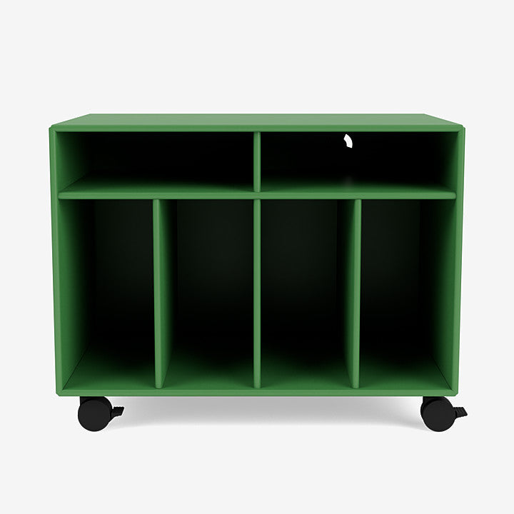 Module de Rangement Spin I par Peter J. Lassen - Montana-152 Parsley-Roulettes h 6.8cm-The Woods Gallery