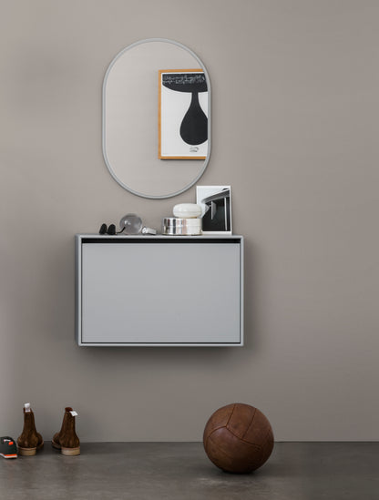 Mise en scène Montana avec meuble à chaussures Hide, laques Nordic