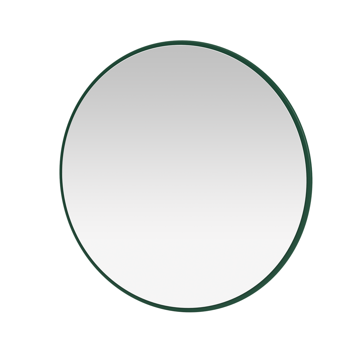 Miroir Colour Frame AROUND Montana, cadre laqué 136 Pine, vue de trois quarts sur fond blanc