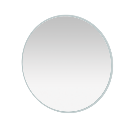 Miroir Colour Frame AROUND Montana, cadre laqué 148 Flint, vue de trois quarts sur fond blanc