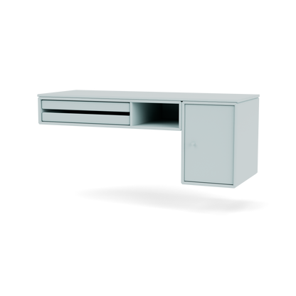 Console murale Bureau Quick Ship, laque 148 Flint, packshot Montana
