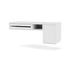 Console murale Bureau Quick Ship, laque 101 New White, packshot Montana