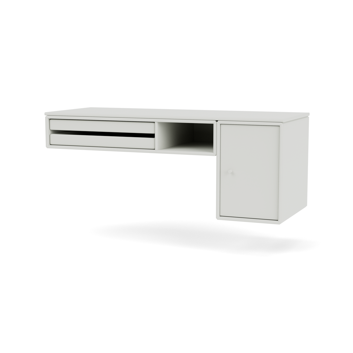 Console murale Bureau Quick Ship, laque 09 Nordic, packshot Montana