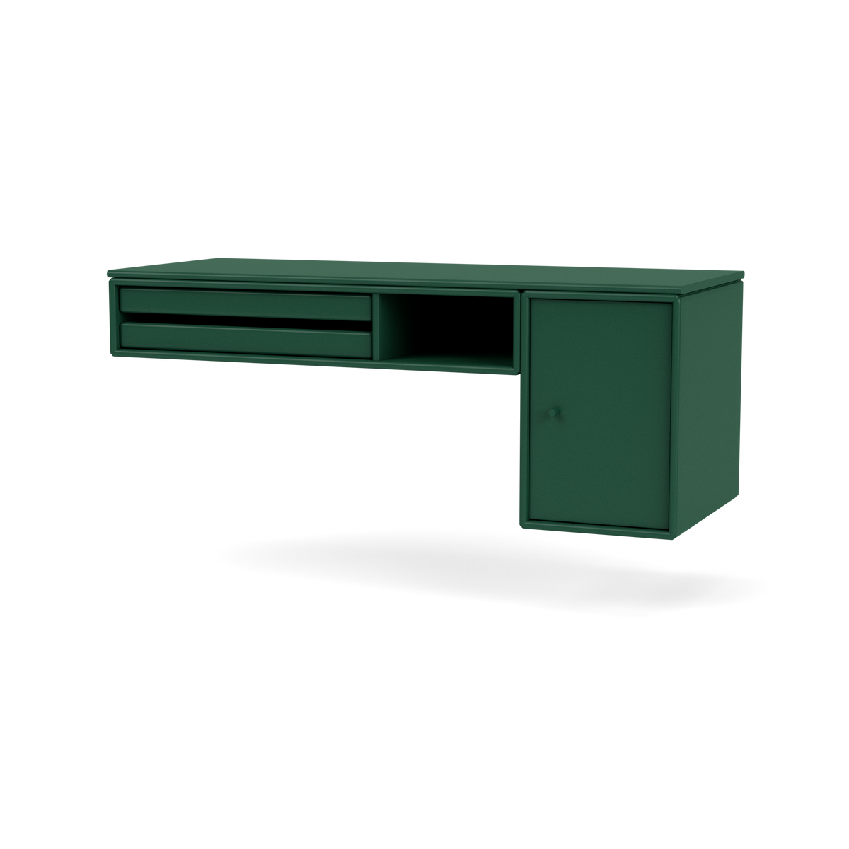 Console murale Bureau Quick Ship, laque 136 Pine, packshot Montana