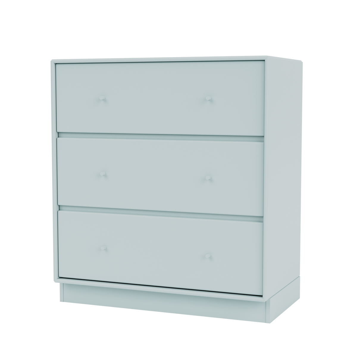 Commode Carry Quick Ship, laque 148 Flint, sur socle de 7 cm, packshot Montana
