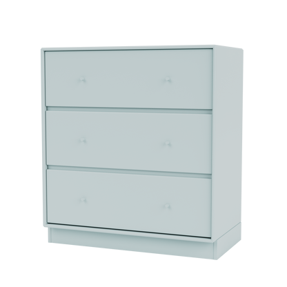 Commode Carry Quick Ship, laque 148 Flint, sur socle de 7 cm, packshot Montana