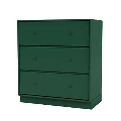 Commode Carry Quick Ship, laque 136 Pine, sur socle de 7 cm, packshot Montana