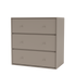 Commode Carry Quick Ship, laque 141 Truffle, suspendu au mur, packshot Montana