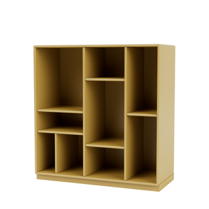 Étagère Compile Quick Ship, laque 157 Cumin, sur socle de 3 cm, packshot Montana