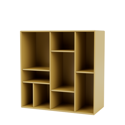 Étagère Compile Quick Ship, laque 157 Cumin, suspendu au mur, packshot Montana