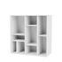 Étagère Compile Quick Ship, laque 101 New White, suspendu au mur, packshot Montana
