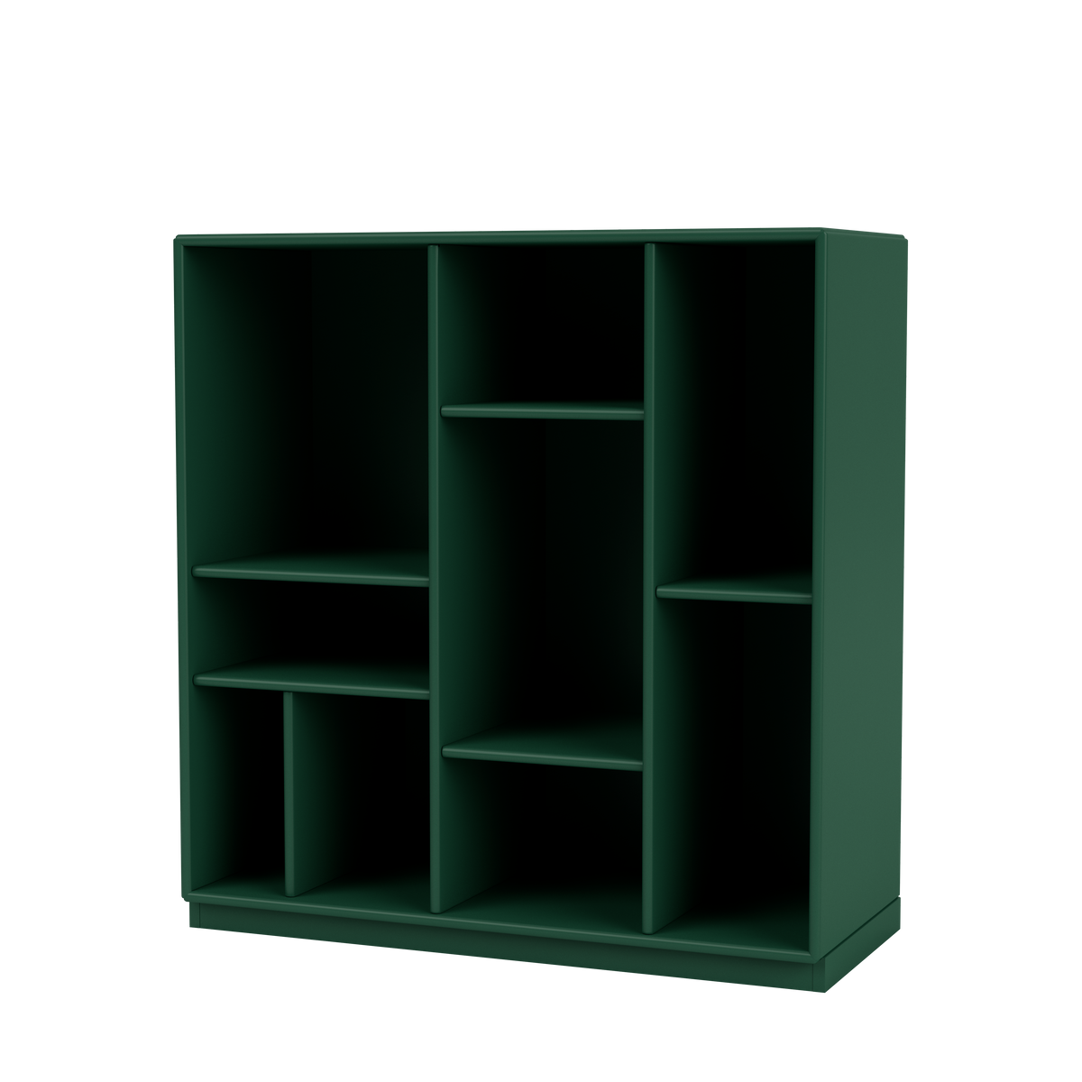 Étagère Compile Quick Ship, laque 136 Pine, sur socle de 3 cm, packshot Montana