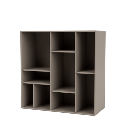 Étagère Compile Quick Ship, laque 141 Truffle, suspendu au mur, packshot Montana