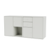Buffet Couple Quick Ship, laque 09 Nordic, suspendu au mur, packshot Montana