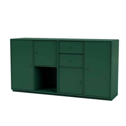 Buffet Couple Quick Ship, laque 136 Pine, sur socle de 3 cm, packshot Montana