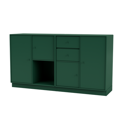 Buffet Couple Quick Ship, laque 136 Pine, sur socle de 7 cm, packshot Montana
