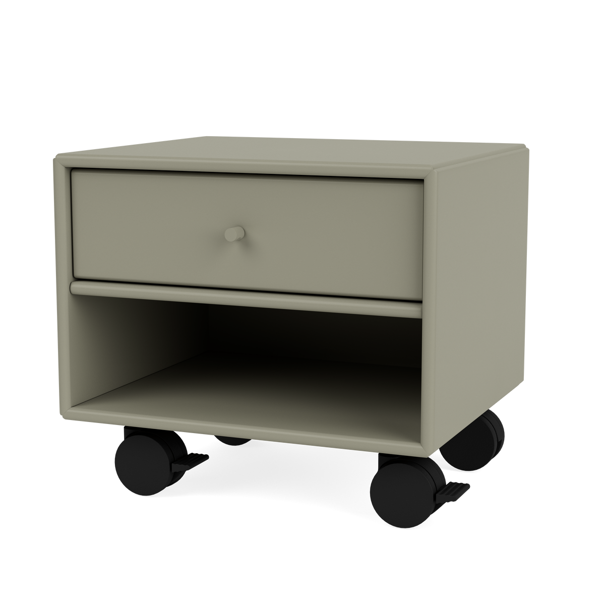 Table de nuit Dash Quick Ship, laque 144 Fennel, packshot Montana