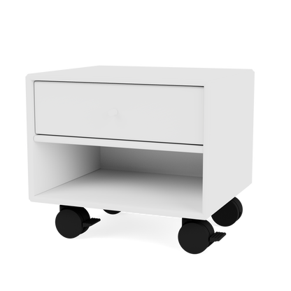 Table de nuit Dash Quick Ship, laque 101 New White, packshot Montana