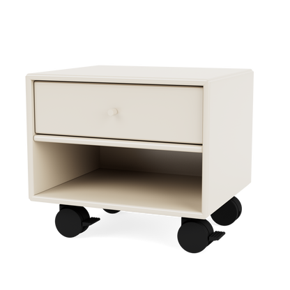 Table de nuit Dash Quick Ship, laque 158 Oat, packshot Montana