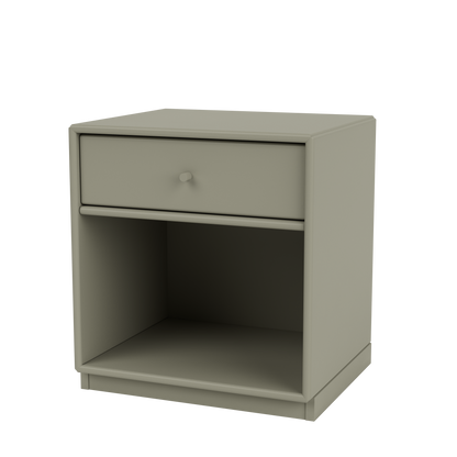 Table de chevet Dream Quick Ship, laque 144 Fennel, sur socle de 3 cm, packshot Montana