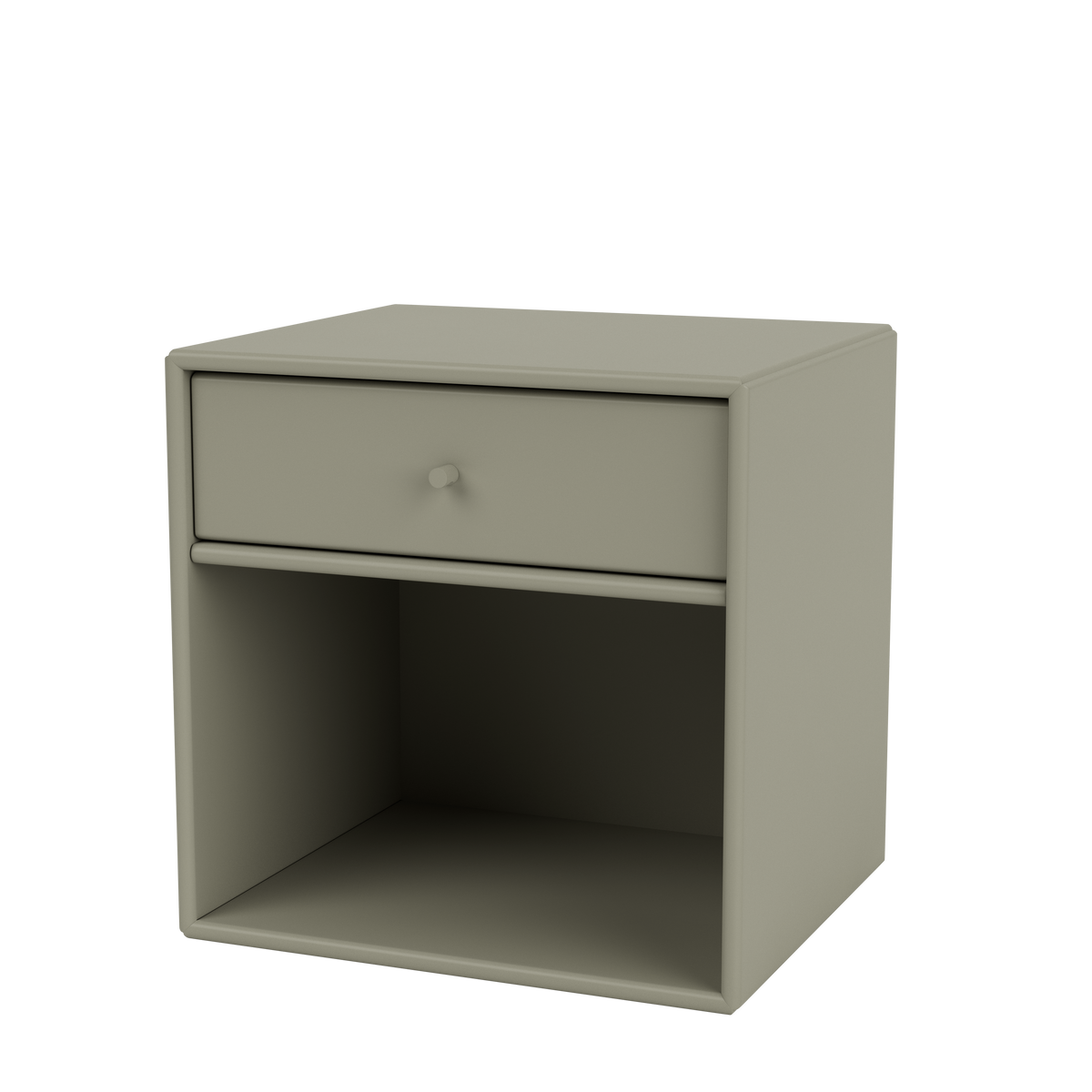 Table de chevet Dream Quick Ship, laque 144 Fennel, suspendu au mur, packshot Montana