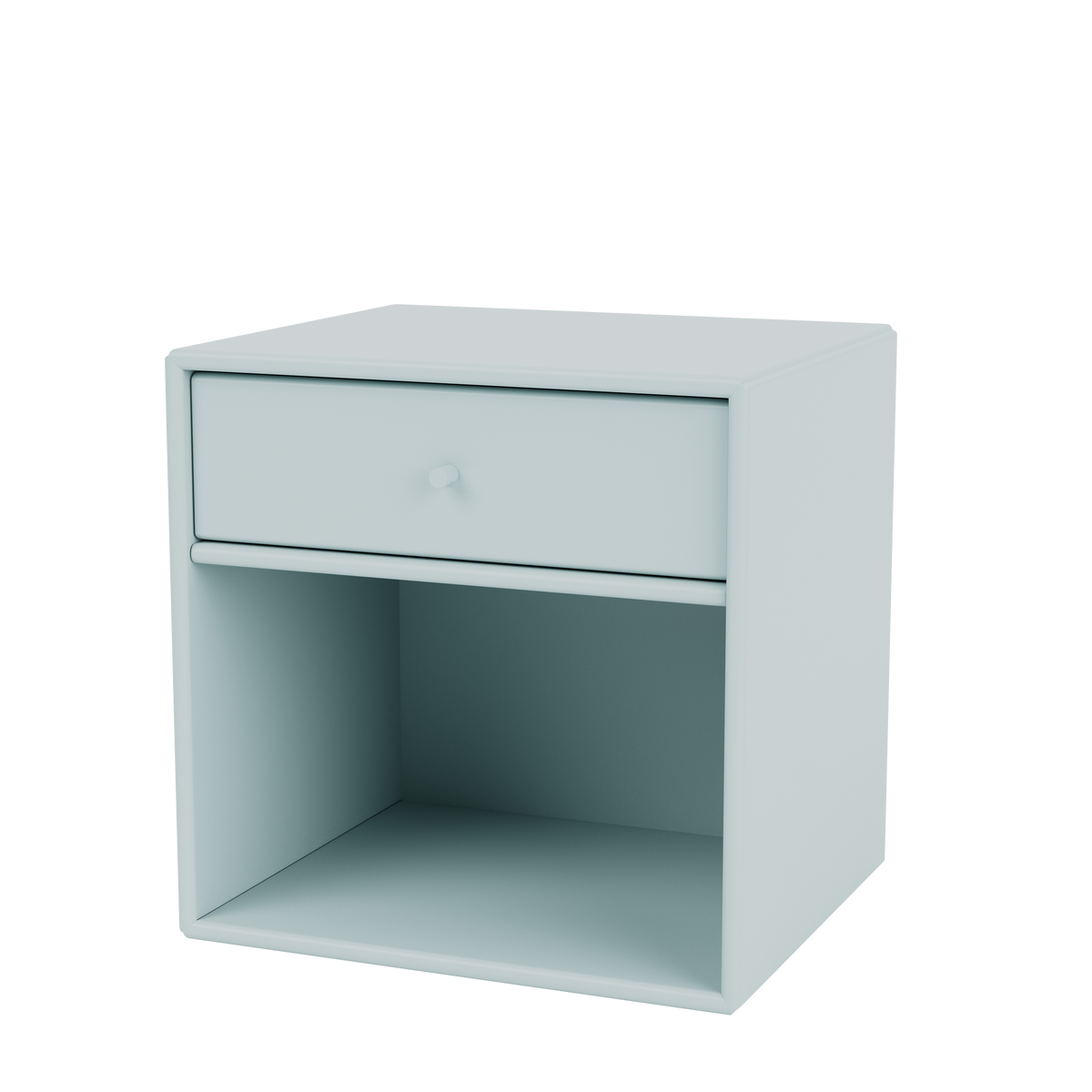 Table de chevet Dream Quick Ship, laque 148 Flint, suspendu au mur, packshot Montana