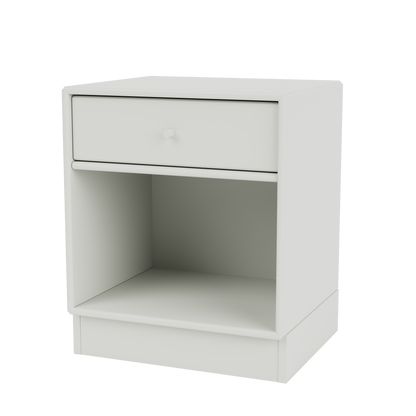 Table de chevet Dream Quick Ship, laque 09 Nordic, sur socle de 7 cm, packshot Montana