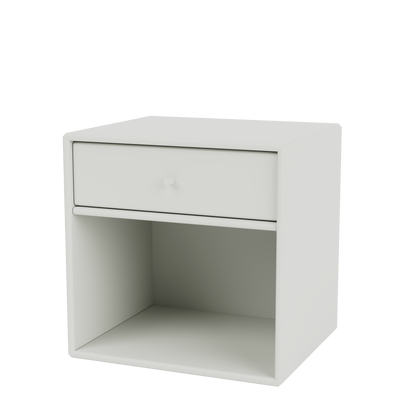 Table de chevet Dream Quick Ship, laque 09 Nordic, suspendu au mur, packshot Montana