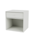 Table de chevet Dream Quick Ship, laque 09 Nordic, suspendu au mur, packshot Montana